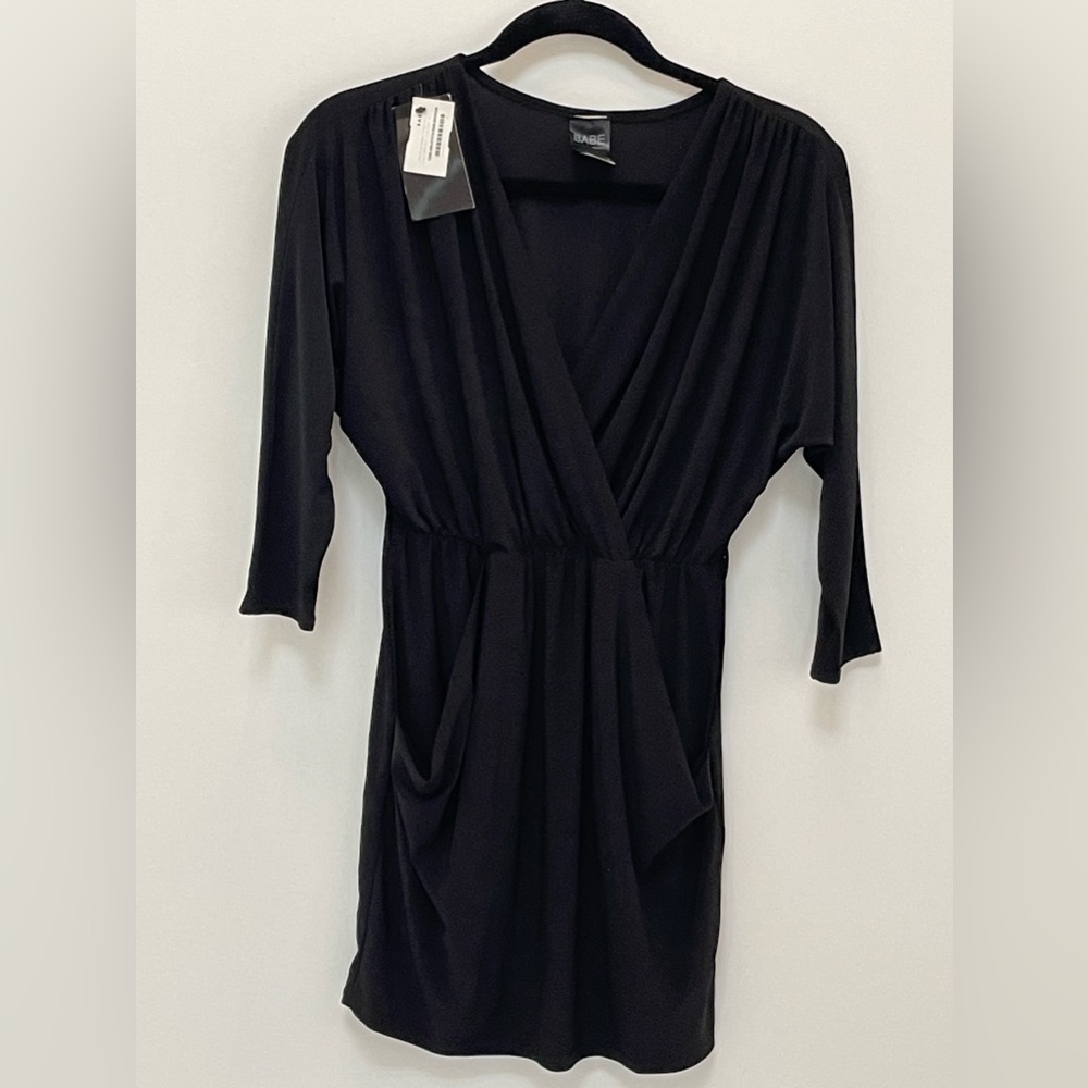 Black mini brand new dress